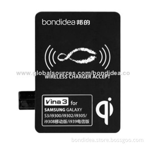 Wireless Receiver for Samsung S3/i9300/i9302/i9305/i9308/i939, 5W Power